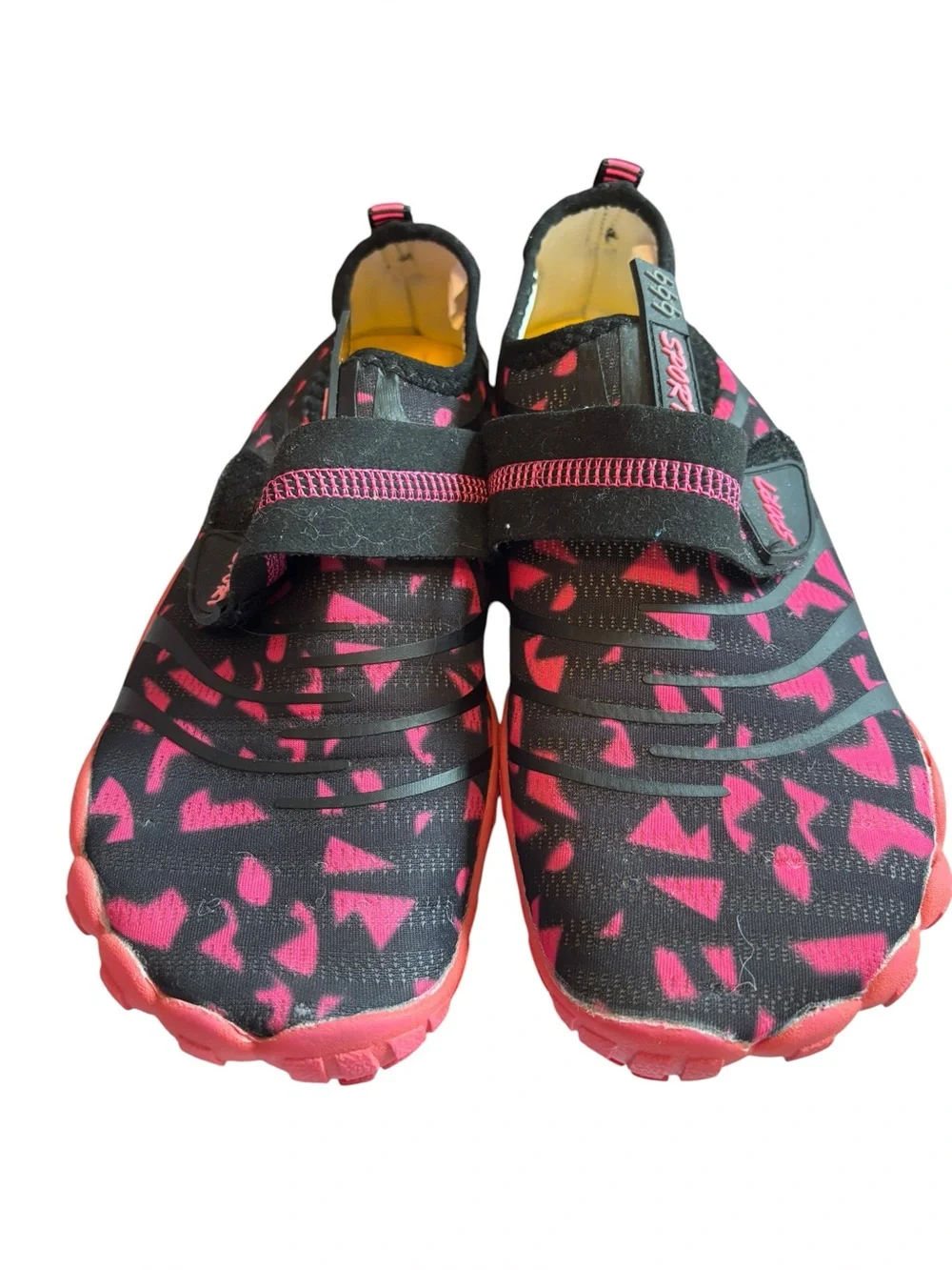 Kids Water Shoes Size 4 Pink & Black Quick Dry Beach Pool Aqua Shoes EU 36